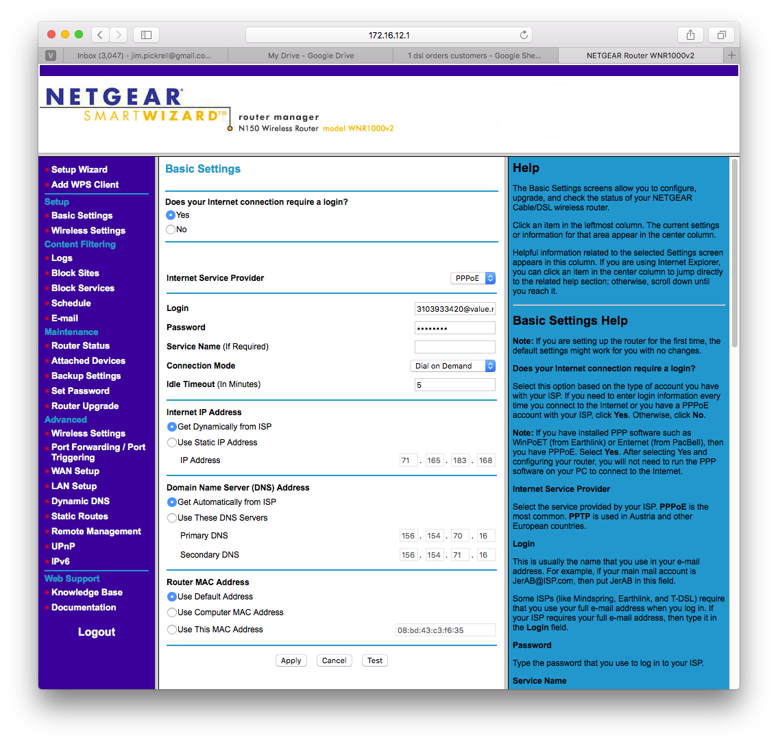 Netgear Login Successful